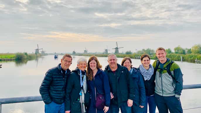 excursão pelos moinhos de vento de kinderdijk patrimônio mundial