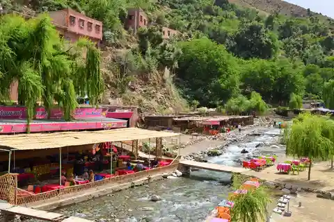 Vanuit Marrakech: Ourika Vallei & Watervallen van het Atlasgebergte