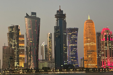 Attrazione della città di Doha e giro in barca (tour panoramico di Doha)