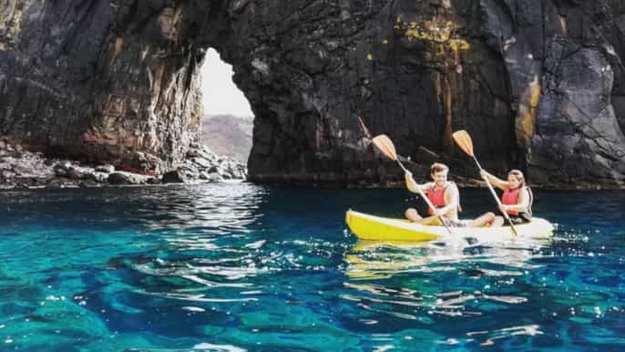 madeira tour guiado de caiaque até ponta de são lourenço