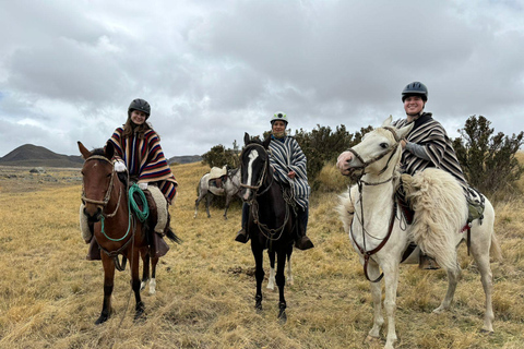 Randonnée et équitation au volcan Cotopaxi pour débutants