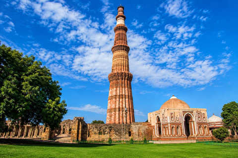 Delhi: Old & New Delhi Landmarks Guided Tour + Pickup