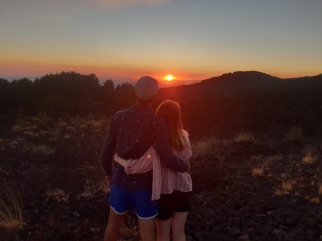 Visit Mount Etna Sunset Soft Trek in the Recent & Old Lava Flows in Catania