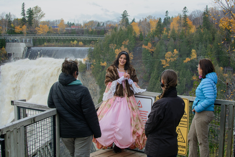 Quebec City: Führung durch die Montmorency Falls und SeilbahnGruppentour auf Französisch