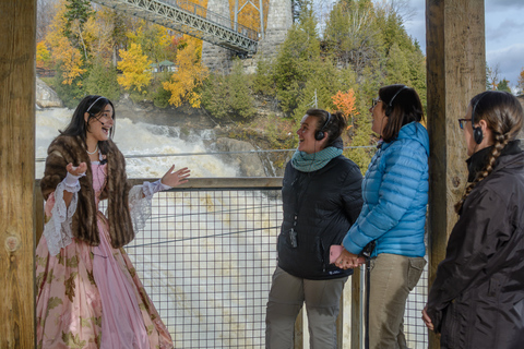 Quebec City: Führung durch die Montmorency Falls und SeilbahnGruppentour auf Französisch