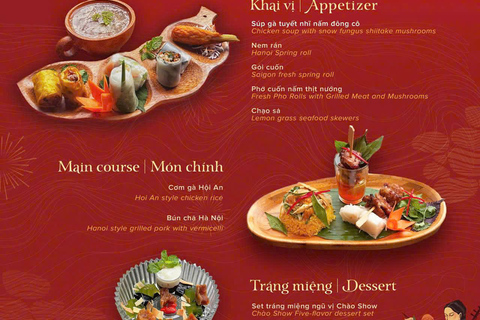 Ho Chi Minh: Open-Top Bus Tour, Chào Show & Dinner MAIN MENU BUS TOUR with CHÀO SHOW