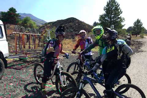 Mount Etna Mountain E-Bike Enduro Tour