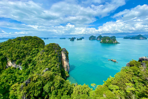 Krabi: tour di un giorno delle Isole Hong in barca a coda lunga