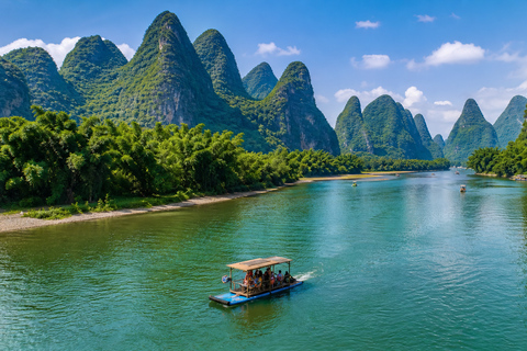 Yangshuo: Li River Bamboo Raft Tickets with Route Options Yangdi to Xingping: Full Scenic One-Way Route