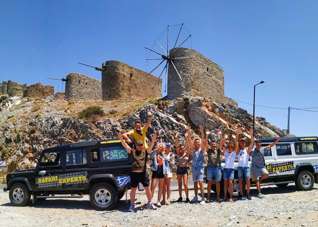 Visit Crete Lasithi Plateau and Cave of Zeus Off Road Safari Tour in Heraklion, Crete, Greece