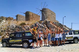 Safari en 4x4 en Creta: cueva de Zeus y tour por un pueblo de la meseta de Lasithi