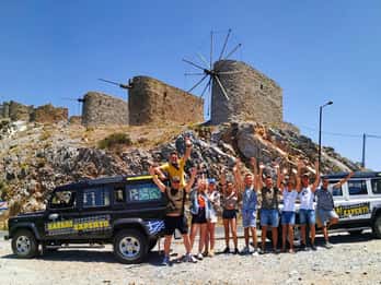Crete: Lasithi Plateau and Cave of Zeus Off Road Safari Tour