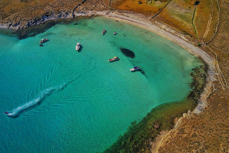 Privat båtkryssning till Delos och RheniaöarnaFrån Ornos: Privat kryssning Mykonos till Delos &amp; Rhenia Island