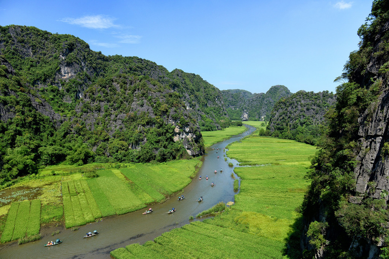 Ninh Binh: Hoa Lu, Trang An e Mua Caves Hiking Day TripTour privado com embarque no hotel