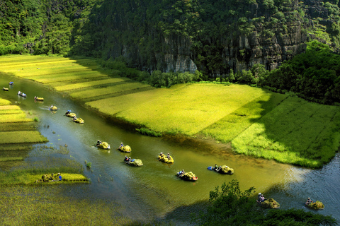 Ninh Binh: Hoa Lu, Trang An e Mua Caves Hiking Day TripTour privado com embarque no hotel