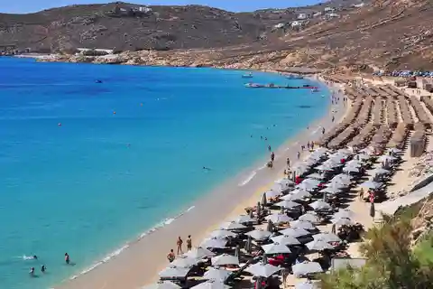 Croisière en bateau privé sur la côte sud de Mykonos