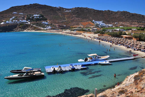 Private Boat Cruise: South coastline of Mykonos Standard Option