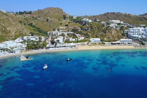 Private Boat Cruise: South coastline of Mykonos Standard Option