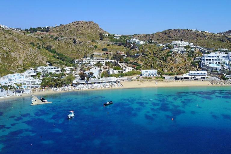 Private Boat Cruise: South coastline of Mykonos Standard Option