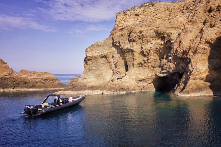 Croisière en bateau privé : Côte sud de MykonosOption standard