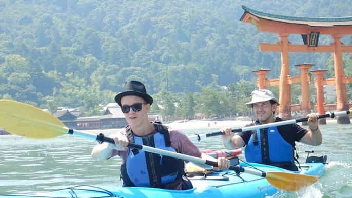 hiroshima itsukushima shrine sea kayaking experience