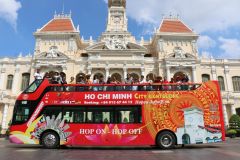 Cidade de Ho Chi Minh: excursão de ônibus hop-on hop-off no Vietnã