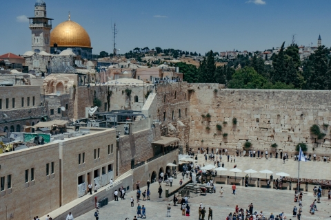 Tel Aviv: dagtocht oude stad Jeruzalem & Dode Zee met gidsTour in het Duits