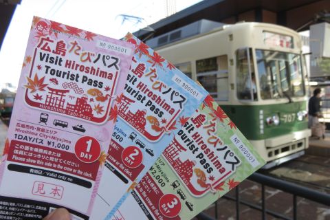 Hiroshima: 1-3 Day Tourist Travel Card