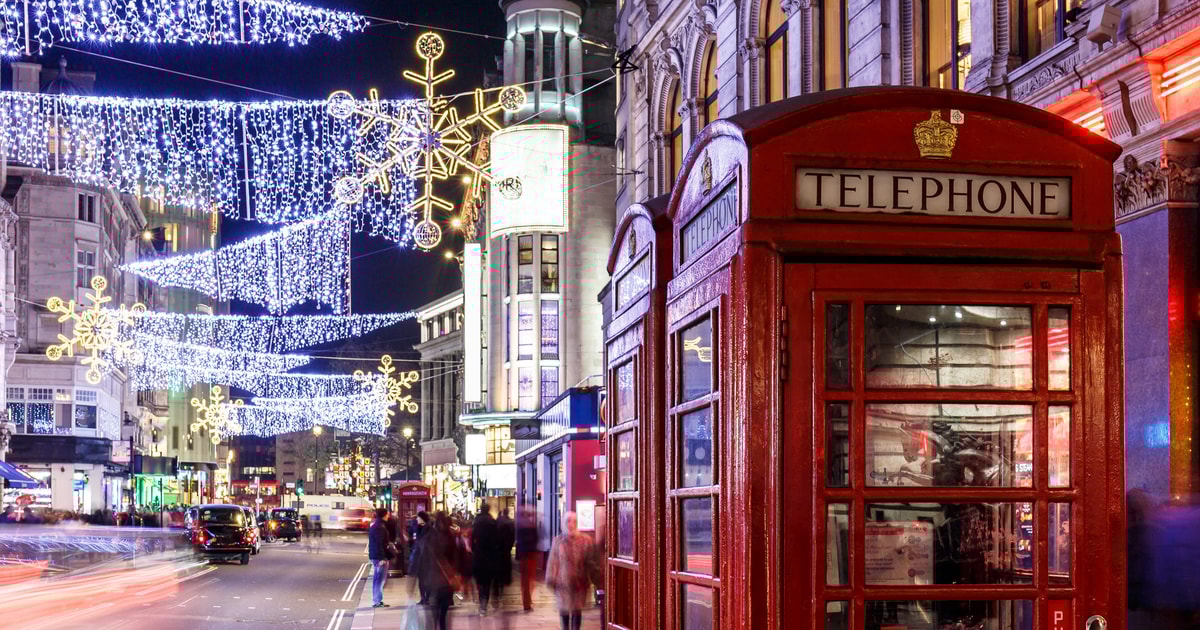 London Christmas Lights Tour by OpenTop Bus GetYourGuide