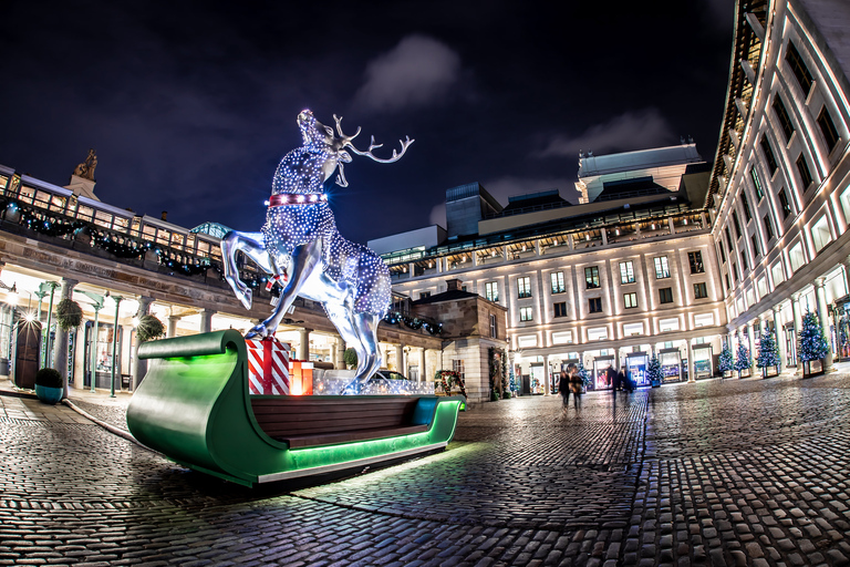 London: Live Guided Christmas Lights Open-Top Bus Night Tour London Christmas Lights Tour - London Eye Departure