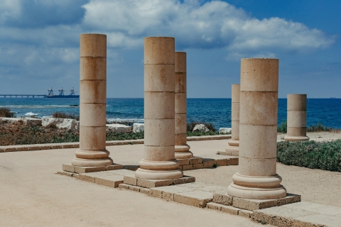 Caesarea, Haifa & Akko Dagtocht vanuit JeruzalemFranse tour
