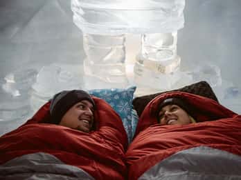 Québec: Übernachtung im Hotel de Glace Québec: Übernachtung im Hotel de Glace