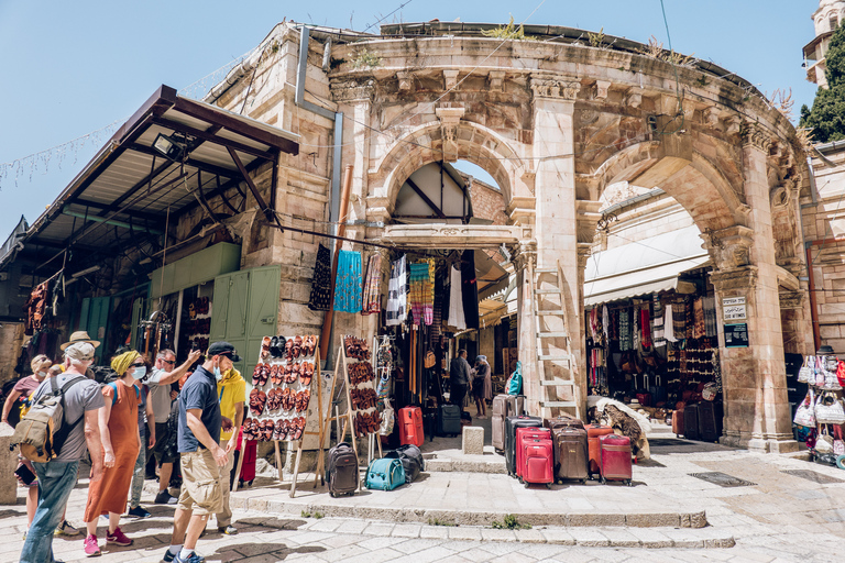 Ab Jerusalem: Tagestour Altstadt und Totes MeerTour auf Spanisch