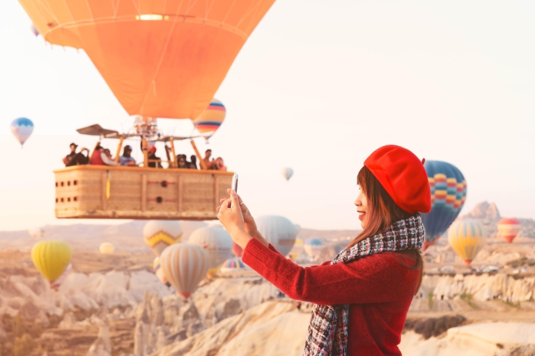 Tour met heteluchtballon en het beste van de regio CappadociëStadstour met heteluchtballon en het beste van Cappadocië