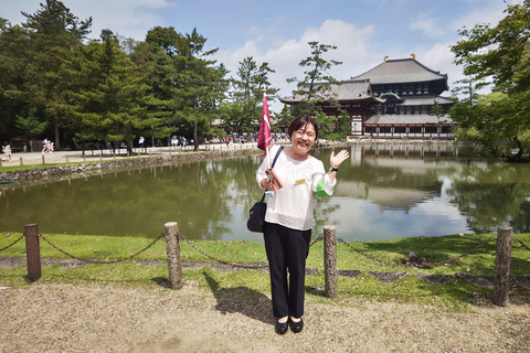 Da Nara:Tour di mezza giornata in autobus verso il Patrimonio dell&#039;UNESCO&amp;Mt. Wakakusa12:35 Stazione Kintetsu Nara