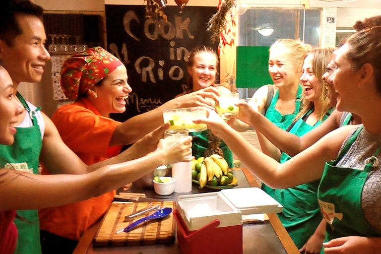 Rio de Janeiro: 9-Recipe Boozy Brazilian Cooking Class Dinner Class without Market