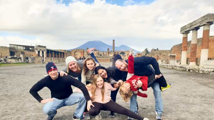 tour privado de 2 horas a pie por pompeya