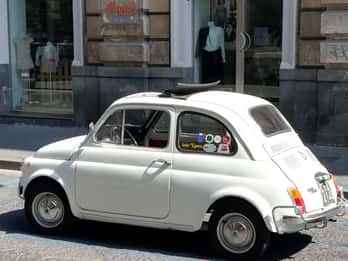 Giardini Naxos or Taormina: Godfather Tour in a Vintage Car