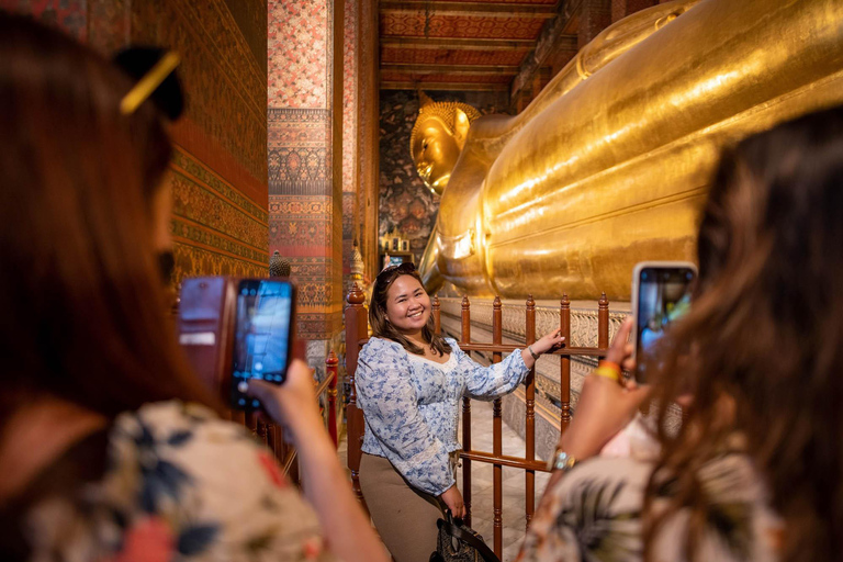 Bangkok: Tour serale con Wat Arun, Wat Pho e giro in Tuk TukTour di gruppo in inglese