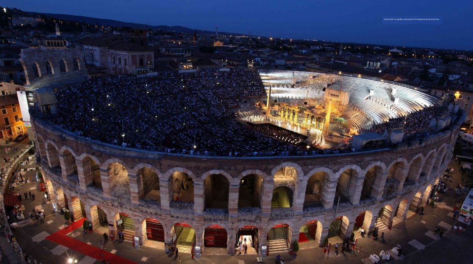 Verona Sehenswürdigkeiten und Festival Arena di Verona 2023