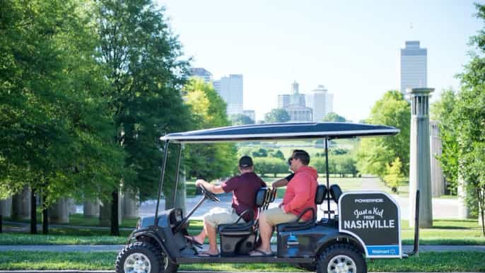nashville sights street art brewery tour by golf cart