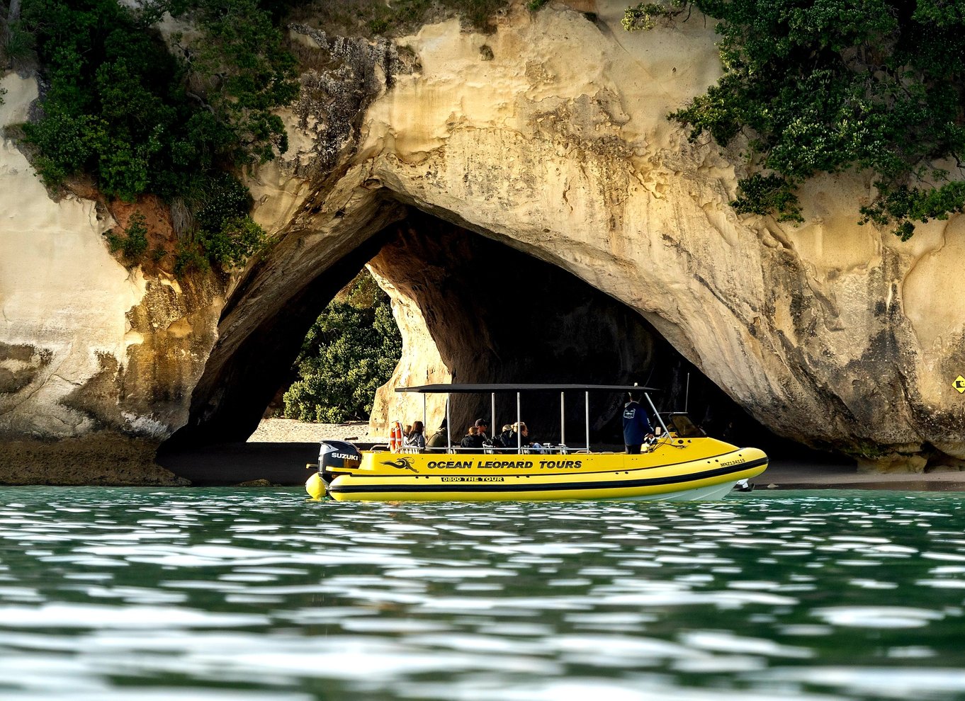 Whitianga: 2-timers cruise til Cathedral Cove og den vulkanske kyst