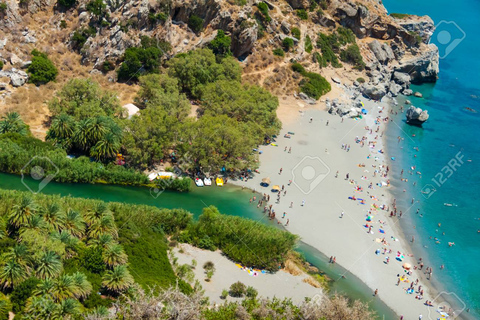 Da Retimo/La Canea: escursione alla spiaggia delle palme di PreveliTour da La Canea