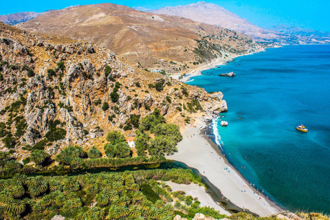 Depuis Réthymnon/La Canée : journée à la plage de PreveliExcursion au départ de La Canée