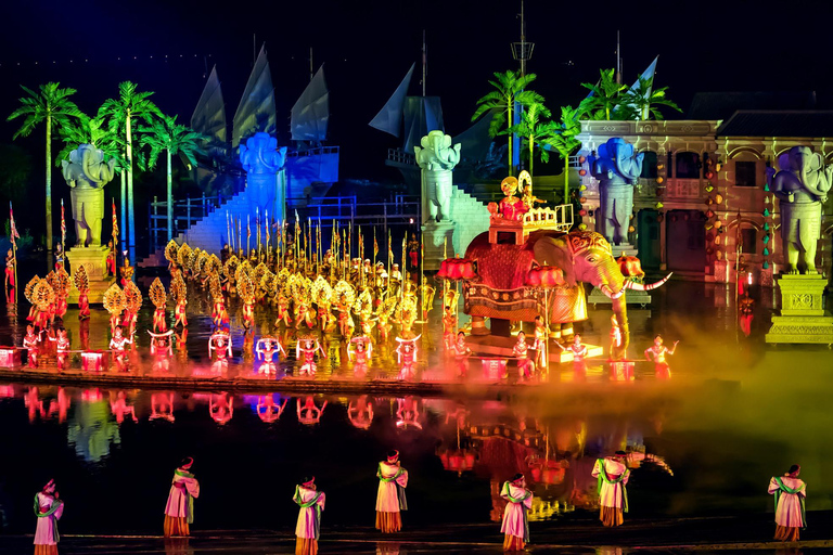 From Da Nang: Basket Boat, Old Town & Hoi An Memories Show Basket Boat, Hoi An and Memories show | Only 4s private car