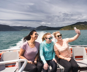 Desde Havelock Crucero de un día en barco correo por Marlborough Sounds