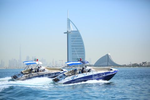 Dubai: Marina privat båttur och Palm Jumeirah Sightseeing