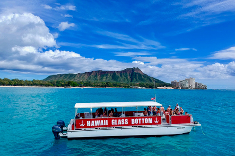 Honolulu: Glasbodenboot-Tour entlang der Südküste von Oahu