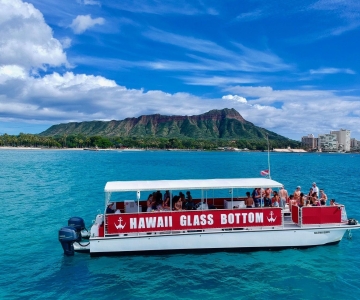 Honolulu: Båttur med glassbunn langs Oahus sørkyst