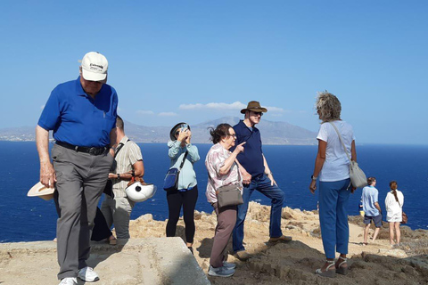 Mykonos: Sightseeing Tour mit Abholung vom TerminalTreffpunkt Mykonos Neuer Hafen